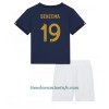 Conjunto (Camiseta+Pantalón Corto) Francia Karim Benzema 19 Primera Equipación Mundial 2022 - Niño